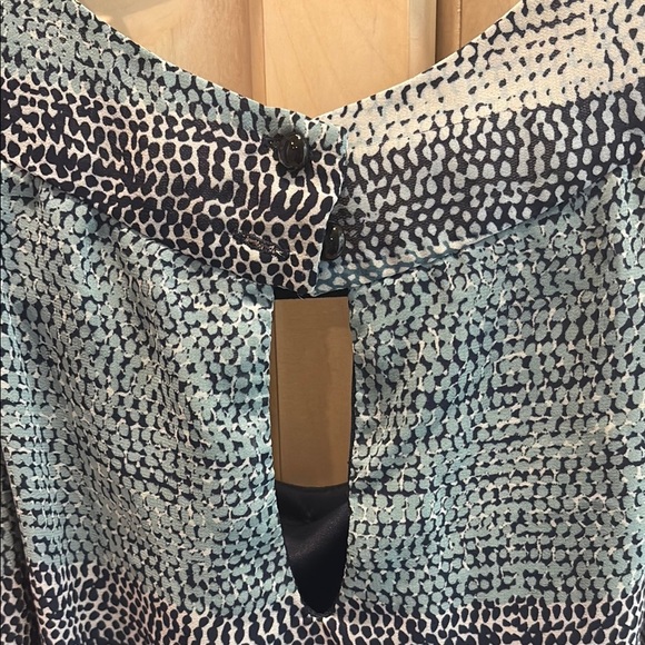 I.N. San Francisco Blue and White Tank Top - Picture 4 of 5